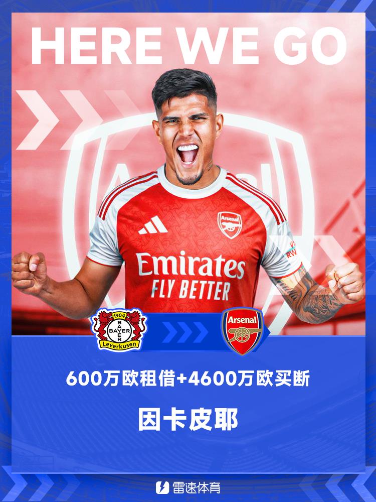 HWG! Romano: Arsenal ký hợp đồng cho mượn Incapie với giá 52 triệu euro