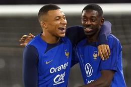 Dembele tiết lộ lời nhắn của Mbappe