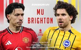 Nhận định MU vs Brighton (23h30 ngày 11/1): Không dễ cho Quỷ đỏ