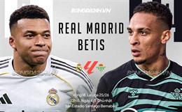 Mbappe vắng mặt, Real Madrid vẫn hủy diệt Betis